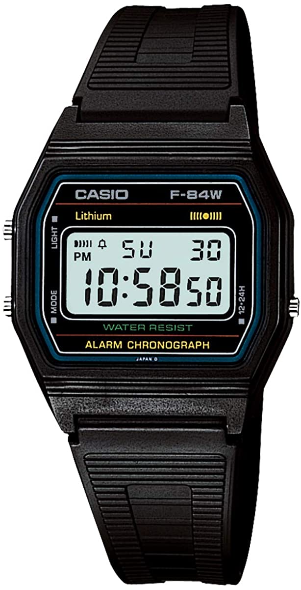 カシオ スタンダード F-91W-1比較表画像