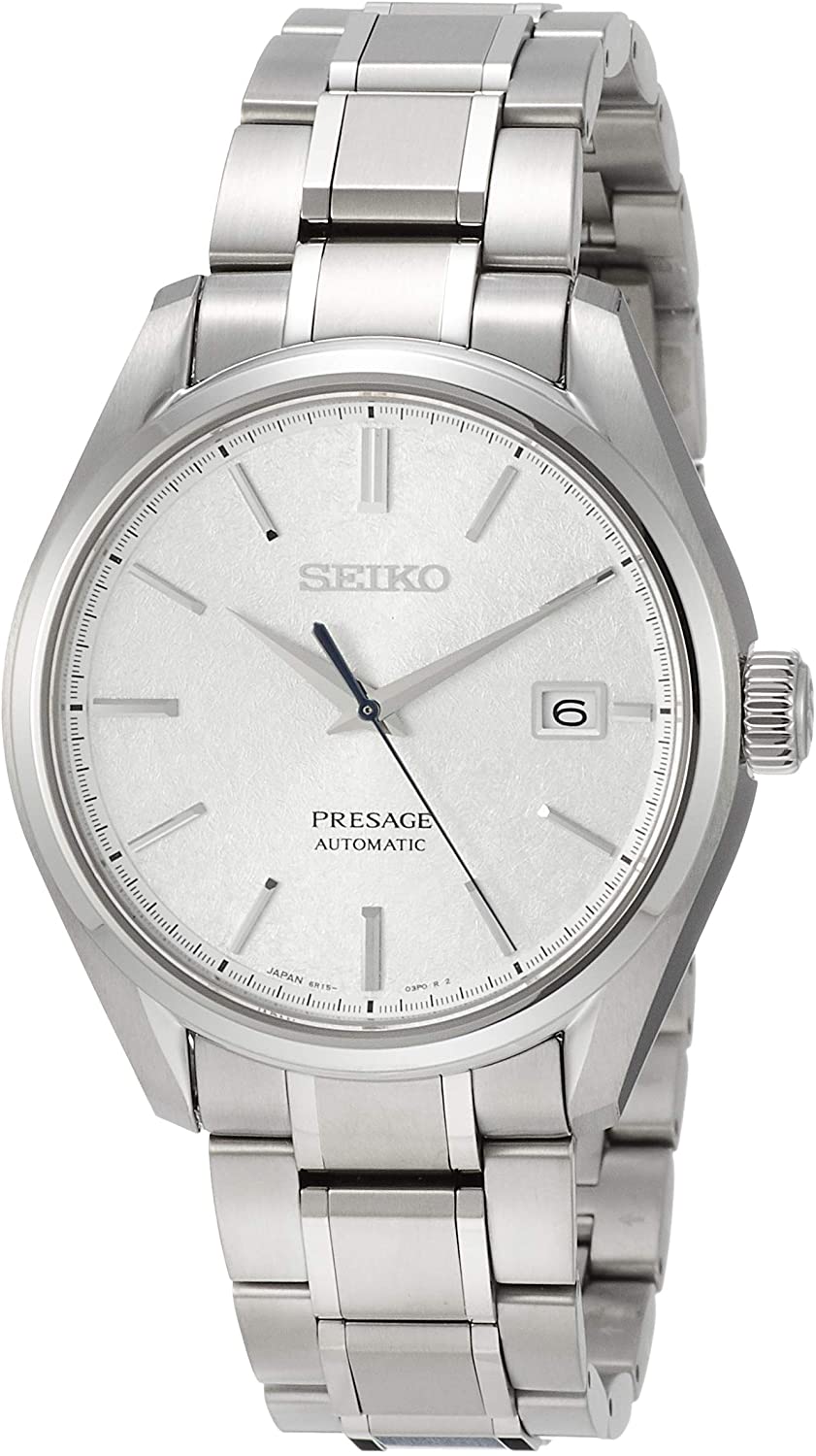 セイコー プレザージュ 和紙模様シルバー文字盤 SARX055
