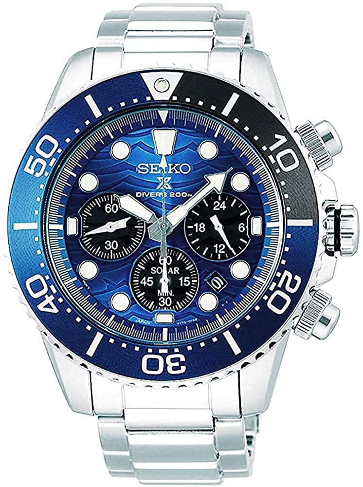 セイコー プロスペックス ソーラー クロノグラフ ダイバー SSC741P1