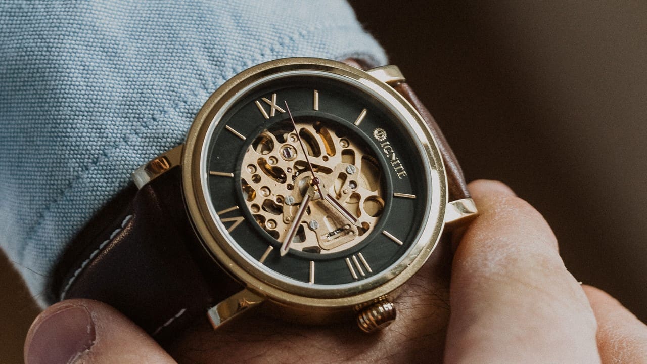 【新品未使用】参考額60000円ORIENT腕時計スケルトン メンズ腕時計 腕時計(アナログ) 送料無料当店人気商品